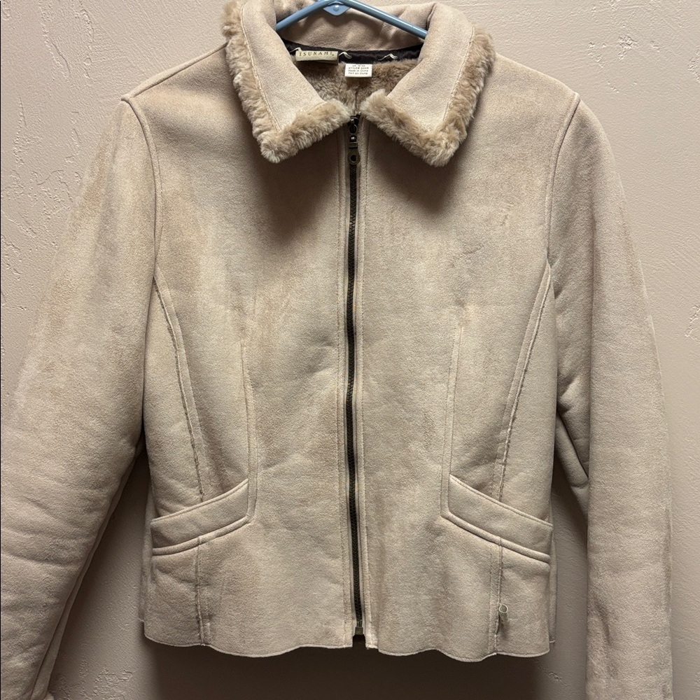 Tsunami faux suede jacket small